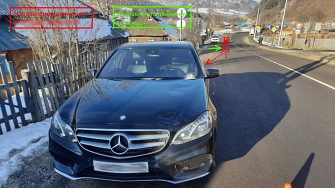 Житель Омска на Mercedez-Benz насмерть сбил пожилую женщину в Горном Алтае